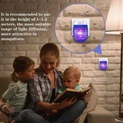 Skadedjur & Insekter-TG 4st Elektrisk Flugdödare, Myggdödare Lampa, Elektrisk Insektsfälla