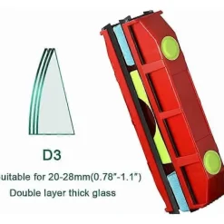 Fönsterrengöring-The Glider D3 Magnetisk fönsterputsare för enkelglasfönster från 20 till 28 mm tjocka Magnetisk fönsterputsare