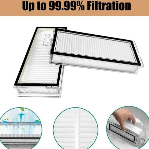 Dammsugare & Tillbehör-Tillbehör för Roborock Q8 Max Q8 Max+ Q5 Pro Q5 Pro+ Dammsugare Ersättningsdelar, Huvudborste, Sidoborste