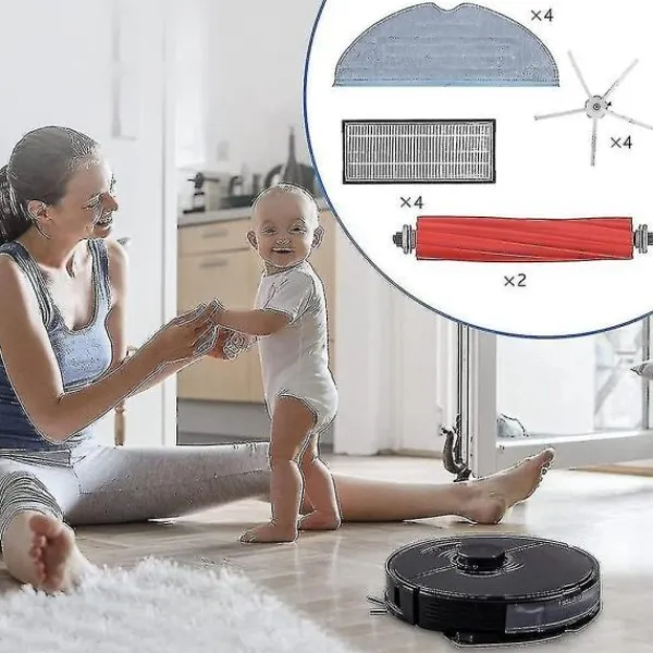 Dammsugare & Tillbehör-Tillbehör för Roborock S7 S7+ S7 Plus S7 Max T7s T7s Plus Robot