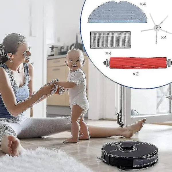 Dammsugare & Tillbehör-Tillbehör för Roborock S7 S7 + S7 Plus S7 Max T7s T7s Plus Robot