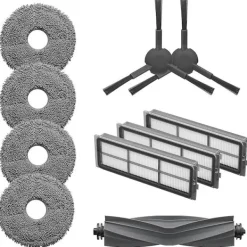 Dammsugare & Tillbehör-Tillbehörssats för Dreamebot L10S Pro - Huvudborste, Sidoborste, HEPA-filter, Moppduk