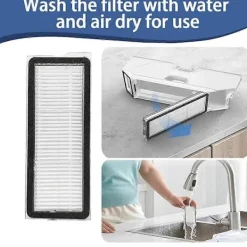 Dammsugare & Tillbehör-Tillbehörssats för Roborock QV 35A / QR 798 Dammsugare Huvudsidoborste HEPA-filter Moppduk Dammpåse