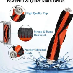 Dammsugare & Tillbehör-Tillbehörssatser för Xiaomi Dreame D9 Robotdammsugare Delar Huvudborste Sidoborste Hepa Filter Moppduk