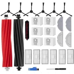 Dammsugare & Tillbehör-Tillbehörsset för Roborock S8 Pro Ultra Dammsugare, 1 Dubbelborstsystem Modell Huvudborstar