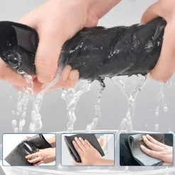 Svampar & Dukar-Tjock Magic Rengöringsduk, Återanvändbar Spårlös Mikrofiberduk