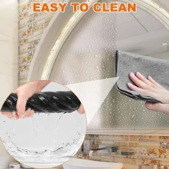 Svampar & Dukar-Tjock Magisk Rengöringsduk, Mikrofiber Glasrengöringsdukar, Återanvändbar Magisk Rengöringsduk Utan Ränder 30 x 30 cm 10 st_max