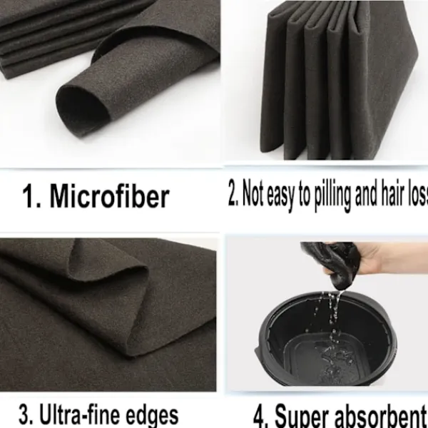 Svampar & Dukar-Tjockare Magisk Rengöringsduk, 10 st Återanvändbara Mikrofiber Rengöringsdukar, Randfri Magisk Mikrofiberduk för Fönster, Glas, Bil