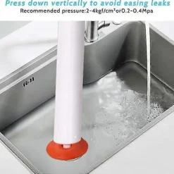 Rengöringsmedel-Toalettpropp, Högtrycks avloppsrengörare, Röd och Vit