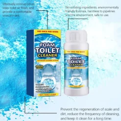unbranded Rengöringsmedel-Toalettskumrengöring, 2025 Nya toalettrengöringsmedel, Avancerad badrumsrengöring för hemmet, Kraftfulla snabbrengöringsmedel för badrumstillbehör (1) | Fyndiq