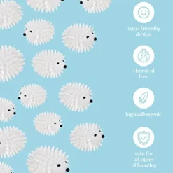 Torktumlare-Torkbollar - Naturligt alternativ (4-PACK) till torktumlarlakan och fa