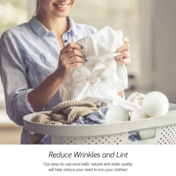 INF Torktumlare-Torkbollar av ull 3 cm 6-pack S