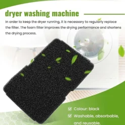Torktumlare-Torkfilter 2964840100, Luddfilter DE8635Rx DS7512Pa Kompatibelt med torktumlare, 10-pack ersättningsfilter