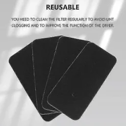 BRONZE Torktumlare-Torkfilter 8-pack Svart Hoover Candy 40006731 Svart [BR]