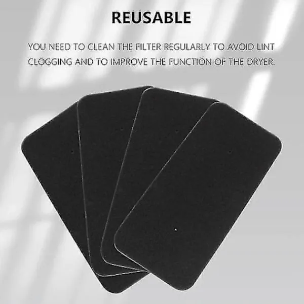 FMYSJ Torktumlare-Torkfilter 8-pack Svart Hoover Candy 40006731 Svart (FMY)