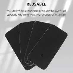 Torktumlare-Torkfilter 8-pack Svart Hoover Candy 40006731 Black_Särskilda gåvor