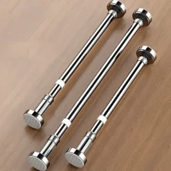 Tvättillbehör-Torkställ teleskopstång VIT 50-80CM vit 50-80cm-50-80cm