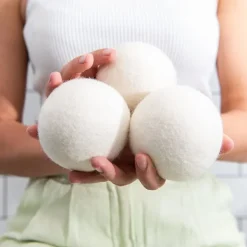 Torktumlare-Torktumlare bollar 100% naturliga ullbollar för tvätt - Återanvändbara allergivänliga miljövänliga och energieffektiva 6