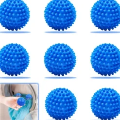 Torktumlare-Torktumlare bollar, 8 tvättbollar, återanvändbar tvättboll Accelererad