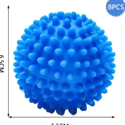 Torktumlare-Torktumlare bollar, 8 tvättbollar, återanvändbar tvättboll Accelererad