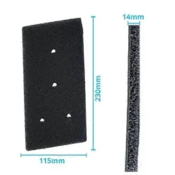 Torktumlare-Torktumlare Filter 4-pack - Whirlpool 481010716911 - Svart - Effektiv luddavlägsning, enkel installation