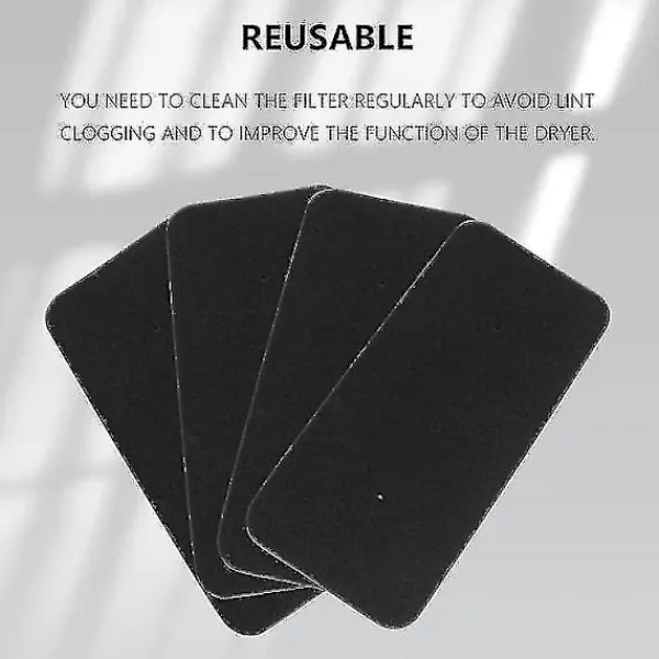 Torktumlare-Torktumlare Filter 8-pack Svart Hoover Candy 40006731 Svart