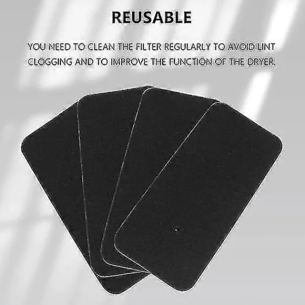 Torktumlare-Torktumlare Filter 8-pack Svart Hoover Candy 40006731 Svart