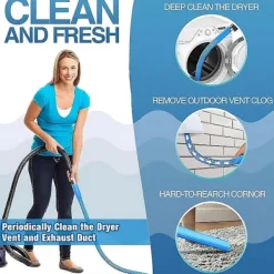 Torktumlare-Torktumlare Rengörare Universal Dammsugarslang Tillbehör