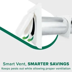 Torktumlare-Torktumlare Ventilationslock Dubbeldörr Torktumlare Cover NO-PEST VENT