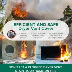Torktumlare-Torktumlare Ventilationslock Dubbeldörr Torktumlare Cover NO-PEST VENT