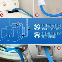 unbranded Torktumlare-Torktumlare Ventilationsslang Flexibel Mjuk Rör Ersättning Dammsugarslang