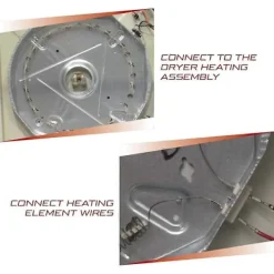 Torktumlare-Torktumlare Värmeelement Spole för Ersätter 5300622032 AP2135127 PS451031