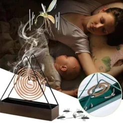 Skadedjur & Insekter-Triangulär Myggspolehållare, Insektsmedel & Brandsäker Green