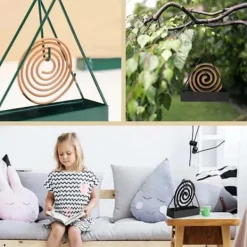 Skadedjur & Insekter-Triangulär Myggspolehållare, Insektsmedel & Brandsäker Green