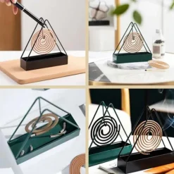 Skadedjur & Insekter-Triangulär Myggspolehållare, Insektsmedel & Brandsäker Green