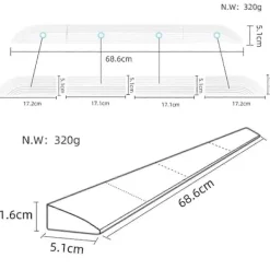 Dammsugare & Tillbehör-Tröskelramper för hushållsbruk för Cloud Whale/Xiaomi/Roborock/IRobot/Cobos/Dreame robotdammsugare