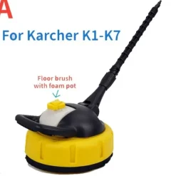 Pro. Car Högtryckstvättar-Tryck tvätt uteplats rengöring golv skurmaskin ytrengöring borste för karcher lavor