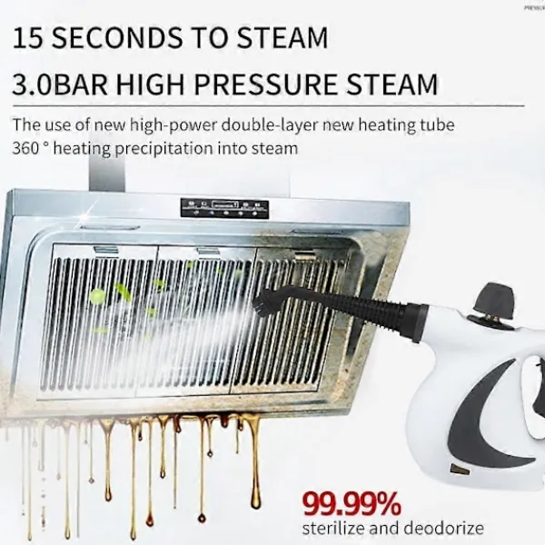 Ångtvättar-Tryckluftsdriven ångrengörare för hemmet, handhållen tryckluftsdriven ångrengörare för soffa, kläder, bil