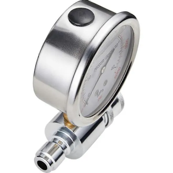 ECORP Högtryckstvättar-Tryckmätare för högtryckstvätt, 6000 PSI, 3/8 tums snabbkoppling, tryck