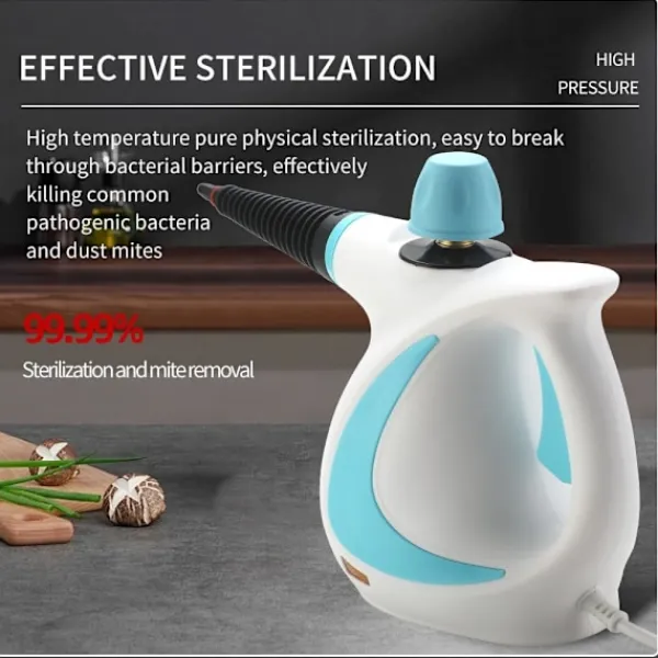 Unbranded Ångtvättar-Trycksatt Handhållen Multi-Yta Naturlig Ångrengörare, Multifunktionell Ångare för Hemmabruk, Ångare för Rengöring av Golv, Bil