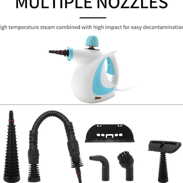 Unbranded Ångtvättar-Trycksatt Handhållen Multi-Yta Naturlig Ångrengörare, Multifunktionell Ångare för Hemmabruk, Ångare för Rengöring av Golv, Bil