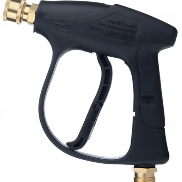 Rosfix Högtryckstvättar-Trycktvattarpistol 4350PSI 22Mm med Skumpistol 1000Ml – Ergonomisk | Snabbkoppling | Kompatibel med Karcher, Lavor
