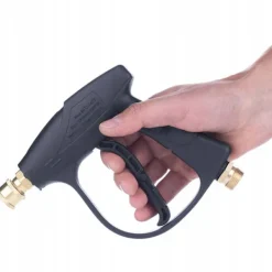 Rosfix Högtryckstvättar-Trycktvattarpistol 4350PSI 22Mm med Skumpistol 1000Ml – Ergonomisk | Snabbkoppling | Kompatibel med Karcher, Lavor