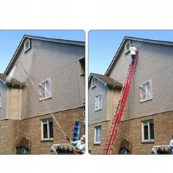 Rosfix Högtryckstvättar-Trycktvättslans U-Typ 1/4 Tum 34Cm – Högtryck | Max 250 Bar | Kompatibel med Lavor, Parkside