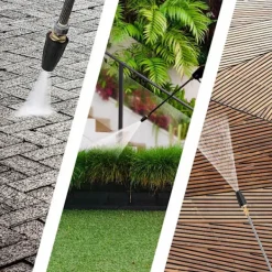 Rosfix Högtryckstvättar-Turbomunstycke Rotationsmunstycke 050 – Keramisk Insats | 276 Bar | Gänga M18X1,5 | Ersättningsdel för Karcher HD HDS