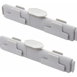 Soptunnor-Tvådelad sopsorteringsklämma - Behållare för vått och torrt avfall - Kökstillbehör - Klämma för sortering av vått och torrt avfall (grå) - 9,1 x 2,9 cm | Fyndiq