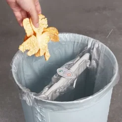 Soptunnor-Tvådelad sopsorteringsklämma - Behållare för vått och torrt avfall - Kökstillbehör - Klämma för sortering av vått och torrt avfall (grå) - 9,1 x 2,9 cm | Fyndiq