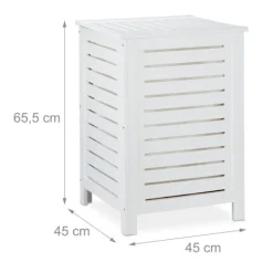 B2X Tvättillbehör-Tvätt Pineträ Vit