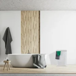 B2X Tvättillbehör-Tvätt Pineträ Vit