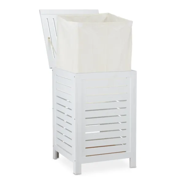 B2X Tvättillbehör-Tvätt Pineträ Vit